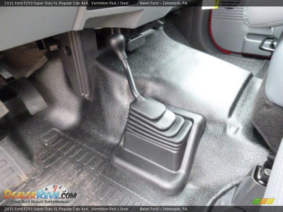 2015 Ford F250 Super Duty XL Regular Cab 4x4 Vermillion Red / Steel Photo #15