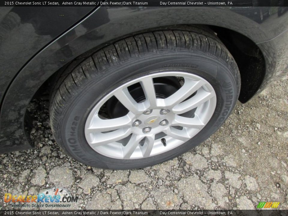 2015 Chevrolet Sonic LT Sedan Ashen Gray Metallic / Dark Pewter/Dark Titanium Photo #3