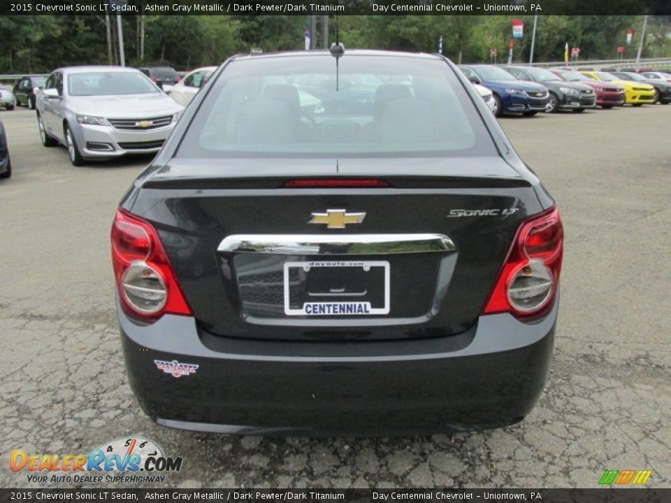 2015 Chevrolet Sonic LT Sedan Ashen Gray Metallic / Dark Pewter/Dark Titanium Photo #5
