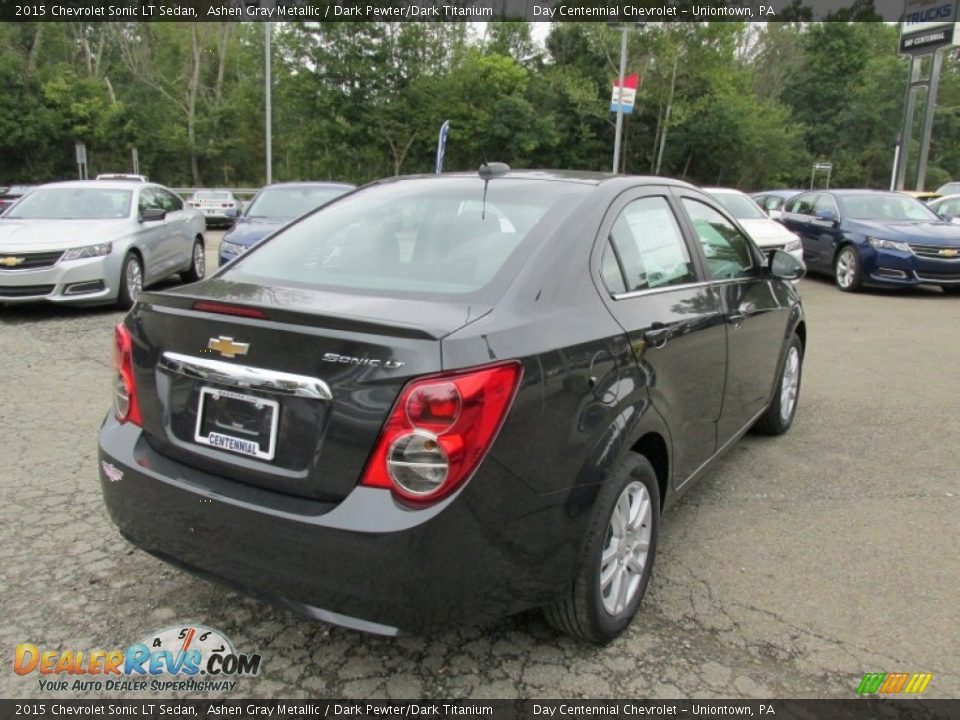 2015 Chevrolet Sonic LT Sedan Ashen Gray Metallic / Dark Pewter/Dark Titanium Photo #6