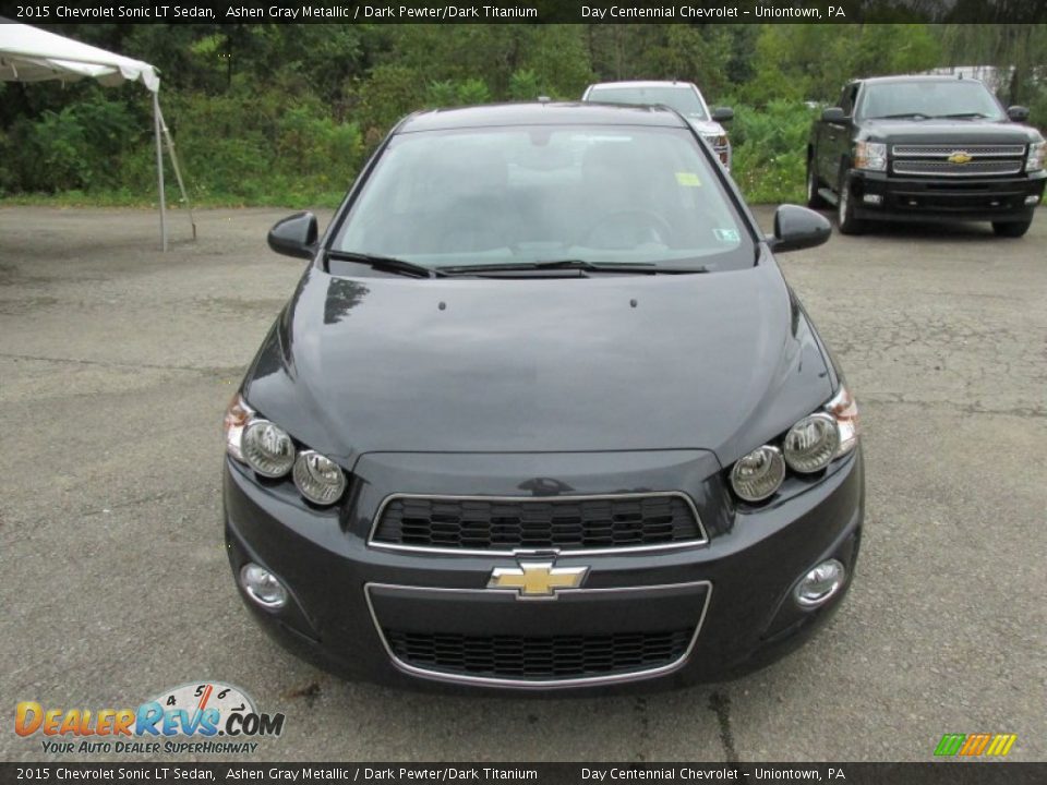2015 Chevrolet Sonic LT Sedan Ashen Gray Metallic / Dark Pewter/Dark Titanium Photo #9