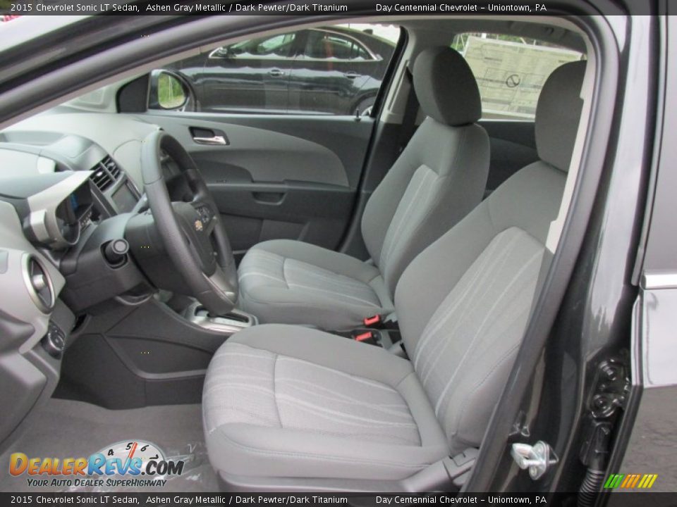 2015 Chevrolet Sonic LT Sedan Ashen Gray Metallic / Dark Pewter/Dark Titanium Photo #12