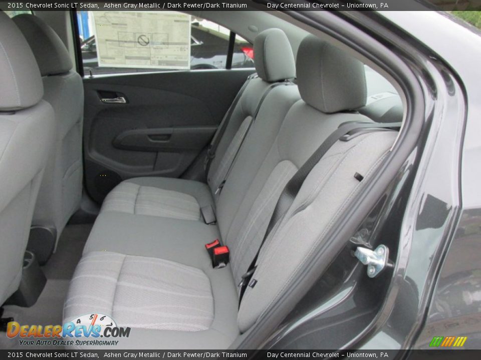 2015 Chevrolet Sonic LT Sedan Ashen Gray Metallic / Dark Pewter/Dark Titanium Photo #13