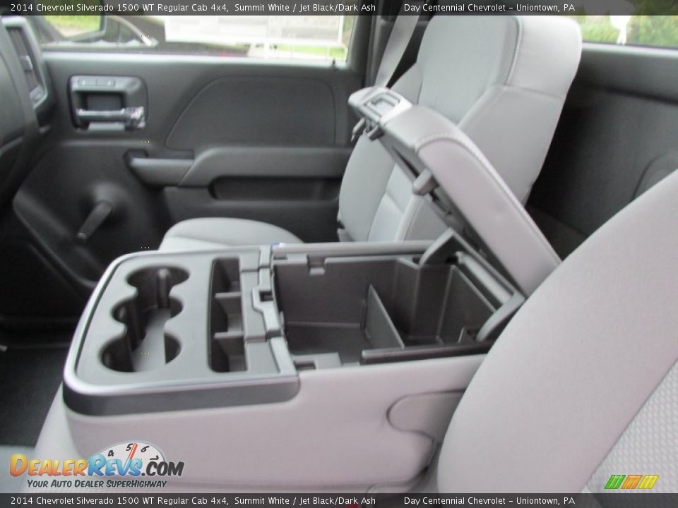2014 Chevrolet Silverado 1500 WT Regular Cab 4x4 Summit White / Jet Black/Dark Ash Photo #14