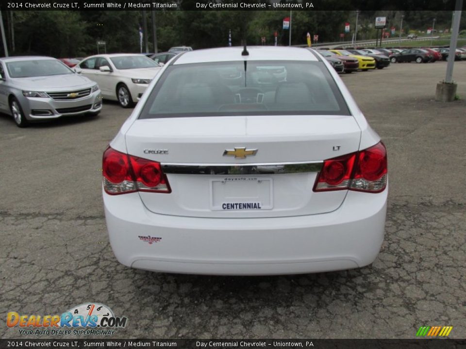 2014 Chevrolet Cruze LT Summit White / Medium Titanium Photo #5