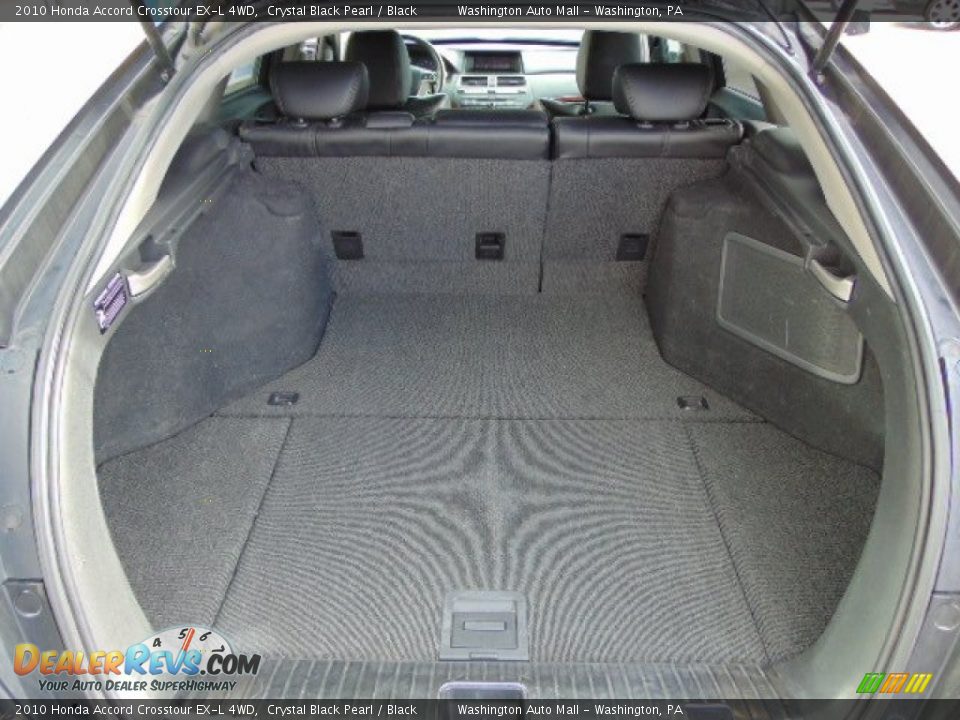 2010 Honda Accord Crosstour EX-L 4WD Crystal Black Pearl / Black Photo #18
