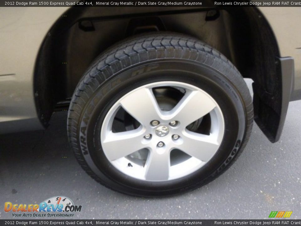 2012 Dodge Ram 1500 Express Quad Cab 4x4 Mineral Gray Metallic / Dark Slate Gray/Medium Graystone Photo #9