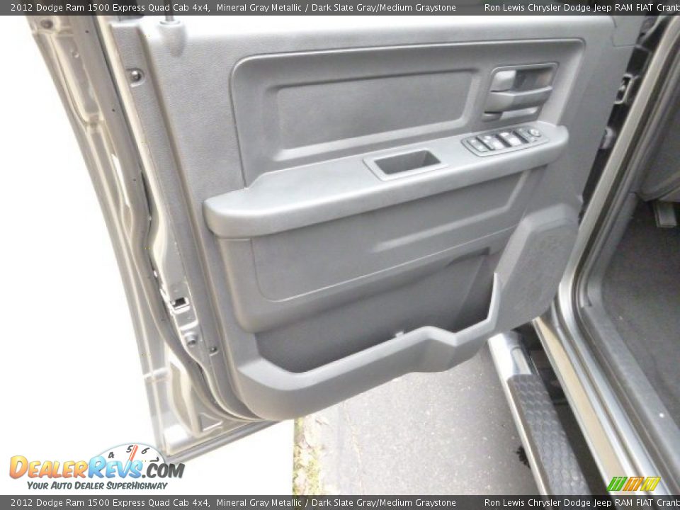 2012 Dodge Ram 1500 Express Quad Cab 4x4 Mineral Gray Metallic / Dark Slate Gray/Medium Graystone Photo #11