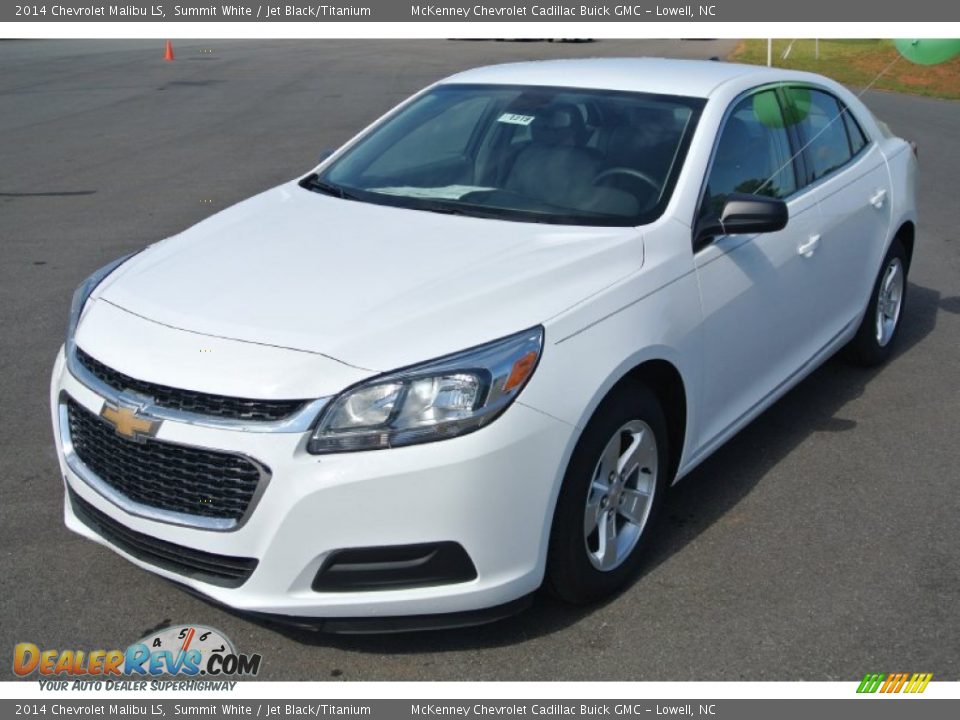 2014 Chevrolet Malibu LS Summit White / Jet Black/Titanium Photo #2