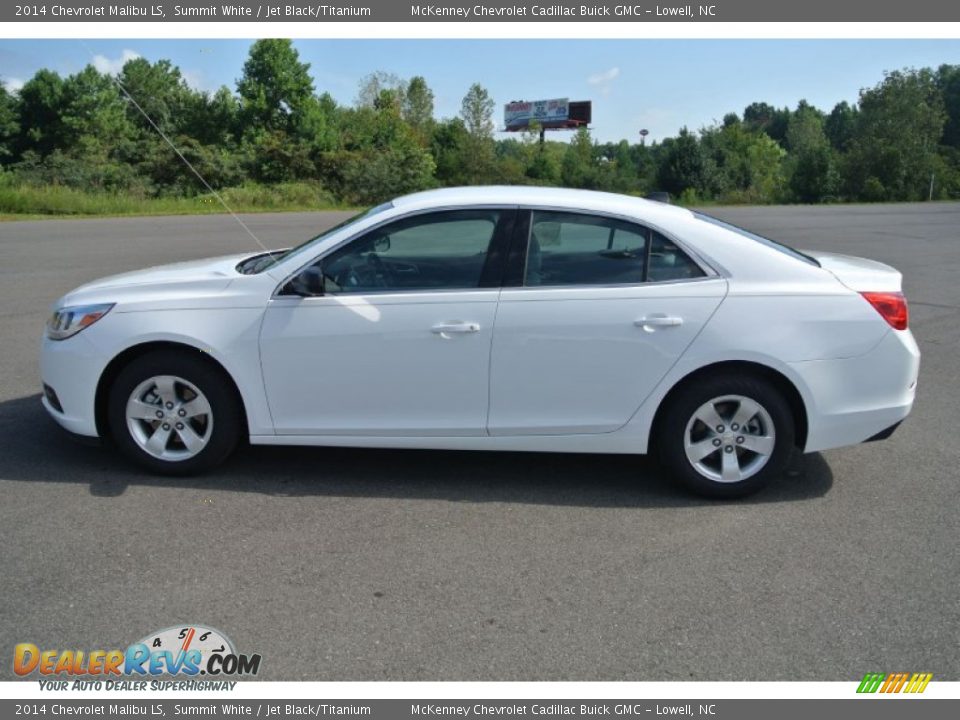2014 Chevrolet Malibu LS Summit White / Jet Black/Titanium Photo #3
