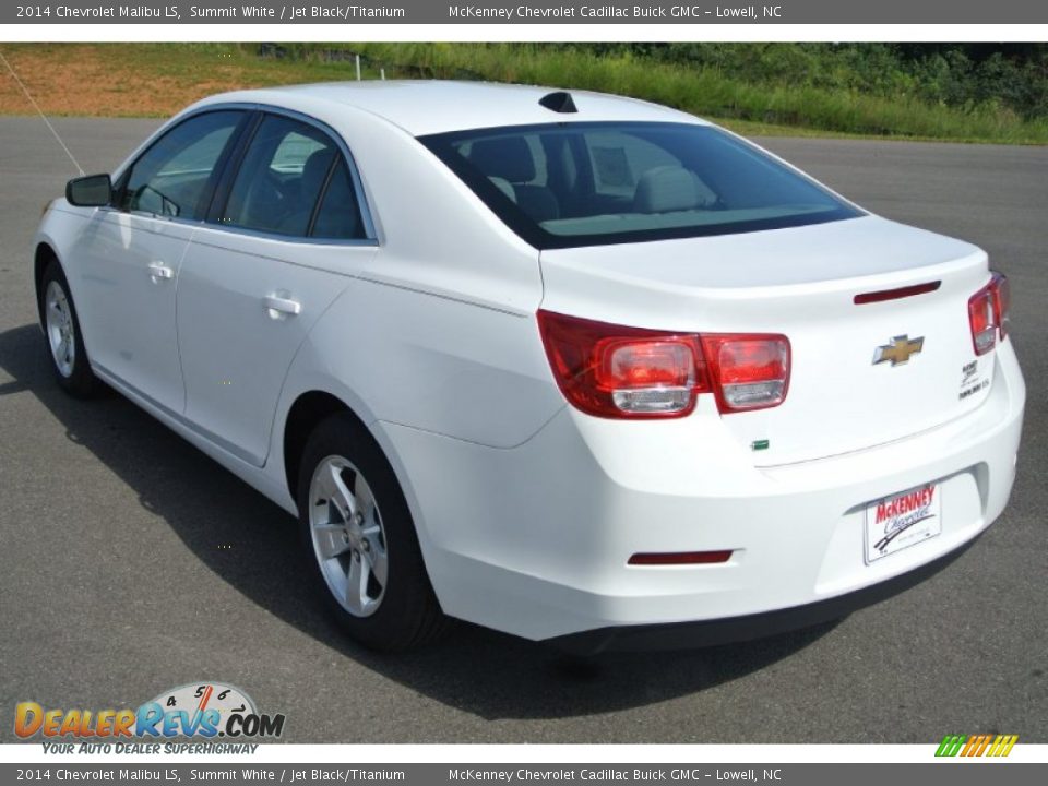 2014 Chevrolet Malibu LS Summit White / Jet Black/Titanium Photo #4