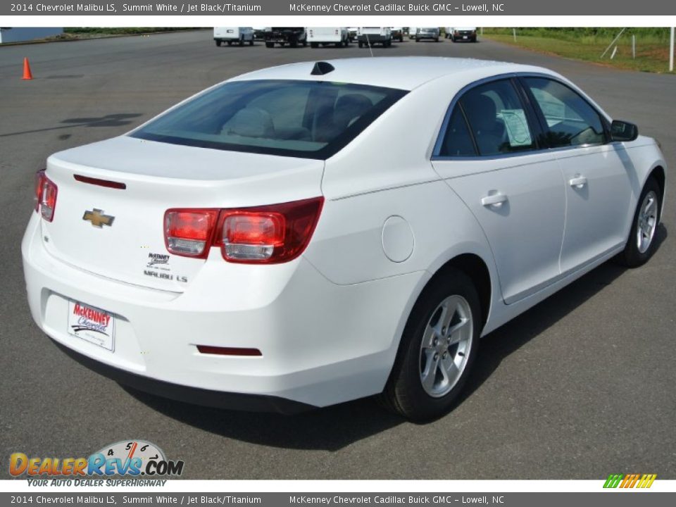 2014 Chevrolet Malibu LS Summit White / Jet Black/Titanium Photo #5