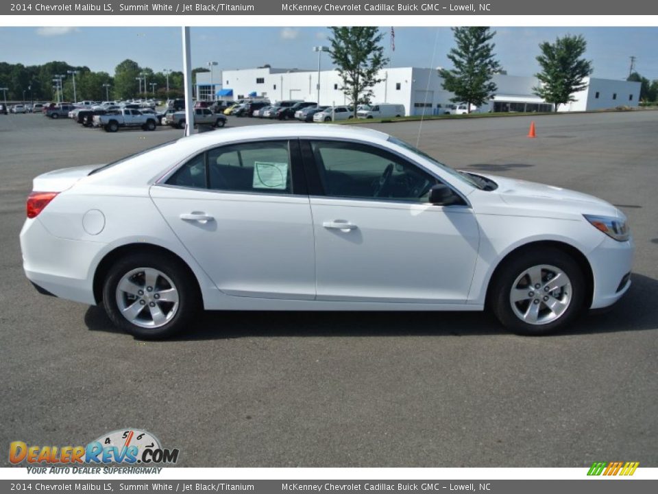 2014 Chevrolet Malibu LS Summit White / Jet Black/Titanium Photo #6