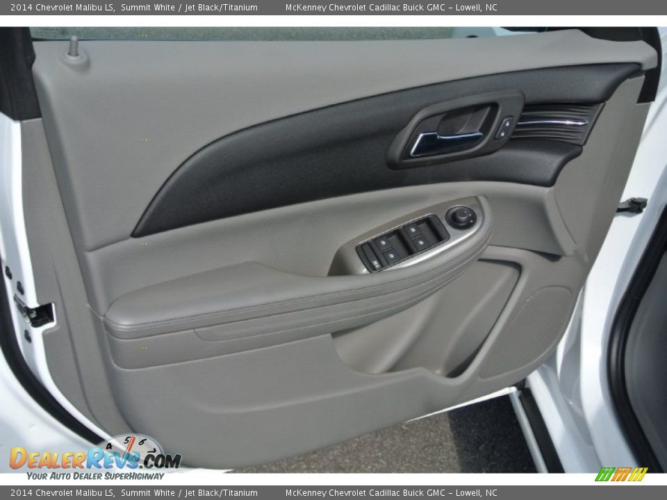 2014 Chevrolet Malibu LS Summit White / Jet Black/Titanium Photo #9