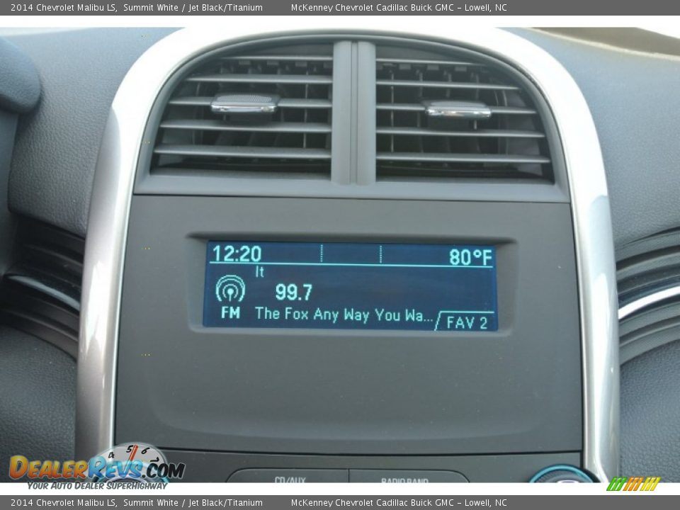 2014 Chevrolet Malibu LS Summit White / Jet Black/Titanium Photo #12