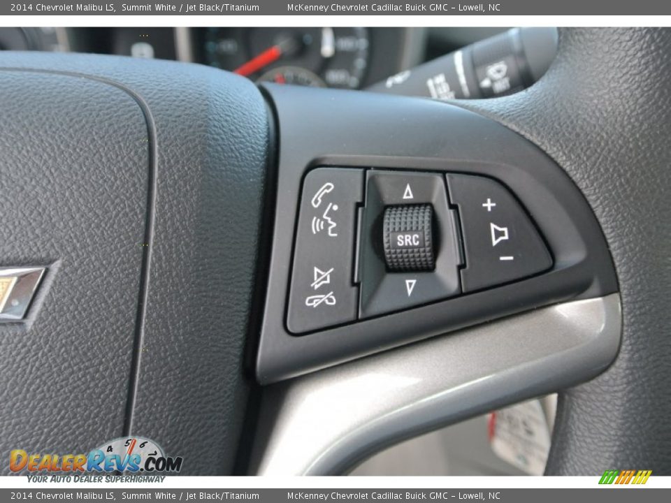 2014 Chevrolet Malibu LS Summit White / Jet Black/Titanium Photo #13