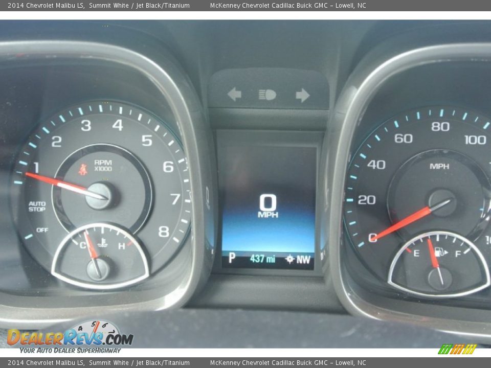 2014 Chevrolet Malibu LS Summit White / Jet Black/Titanium Photo #14