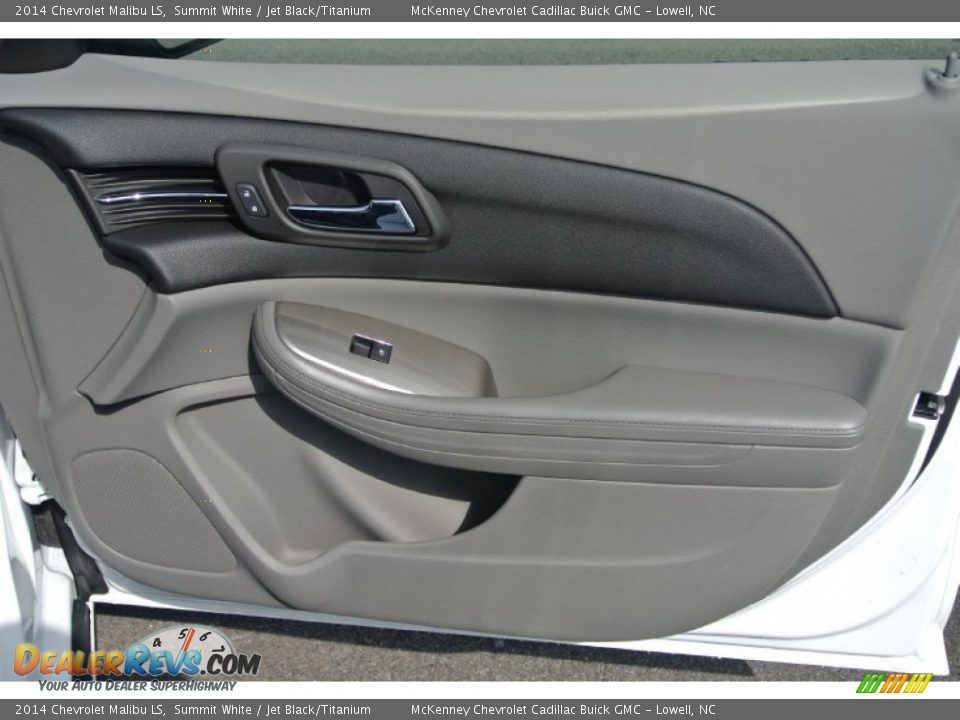 2014 Chevrolet Malibu LS Summit White / Jet Black/Titanium Photo #18