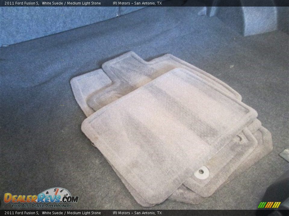 2011 Ford Fusion S White Suede / Medium Light Stone Photo #11