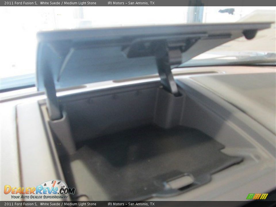 2011 Ford Fusion S White Suede / Medium Light Stone Photo #14