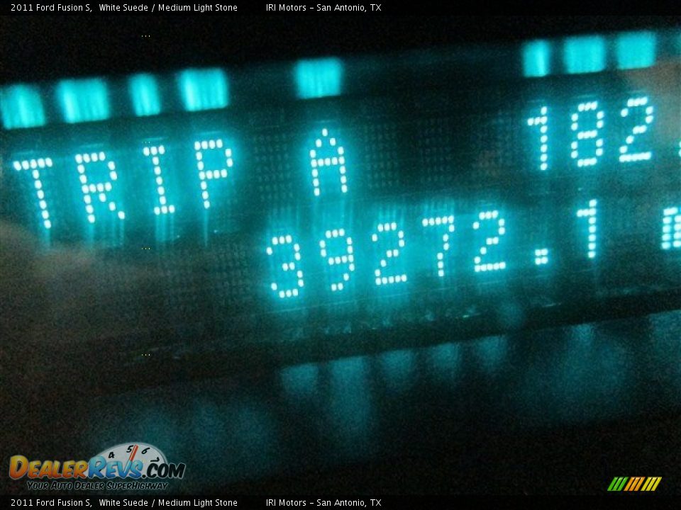 2011 Ford Fusion S White Suede / Medium Light Stone Photo #15
