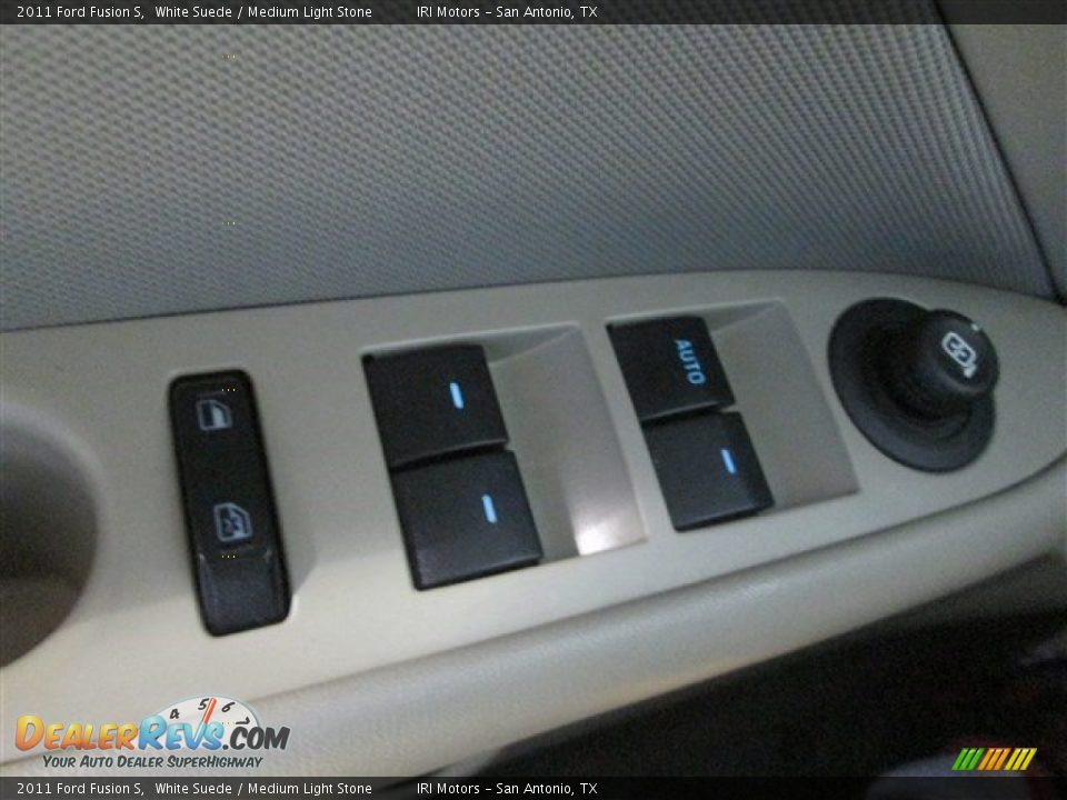 2011 Ford Fusion S White Suede / Medium Light Stone Photo #18