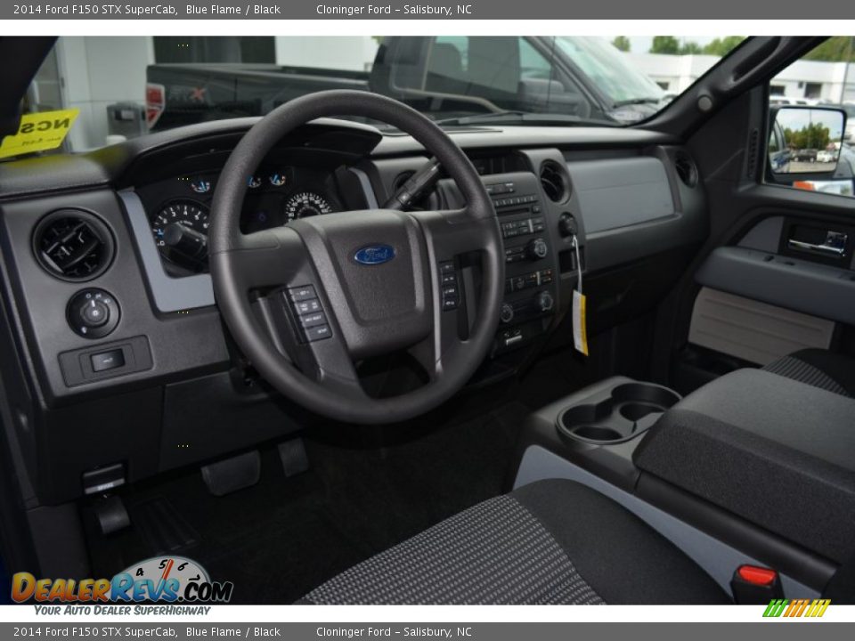 2014 Ford F150 STX SuperCab Blue Flame / Black Photo #7