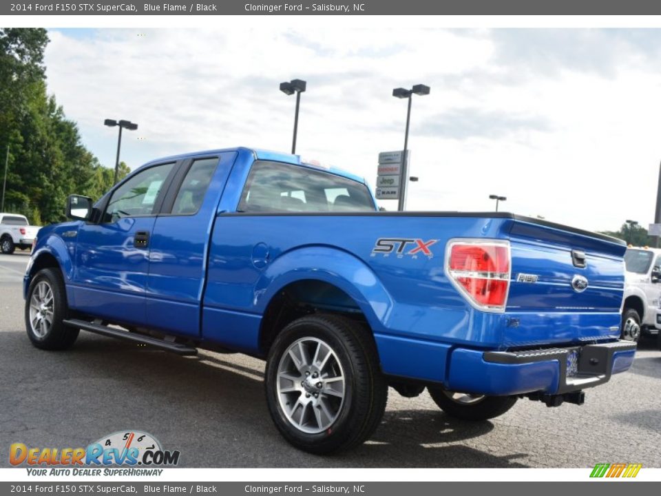 Blue Flame 2014 Ford F150 STX SuperCab Photo #17
