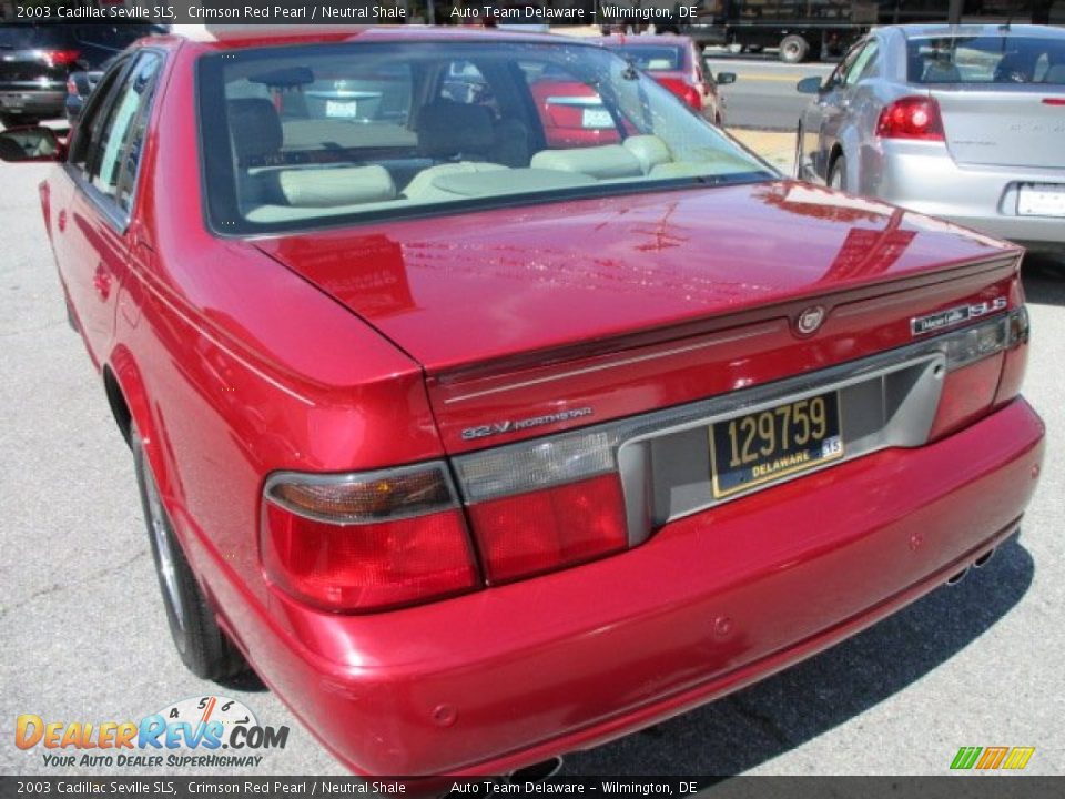 2003 Cadillac Seville SLS Crimson Red Pearl / Neutral Shale Photo #4