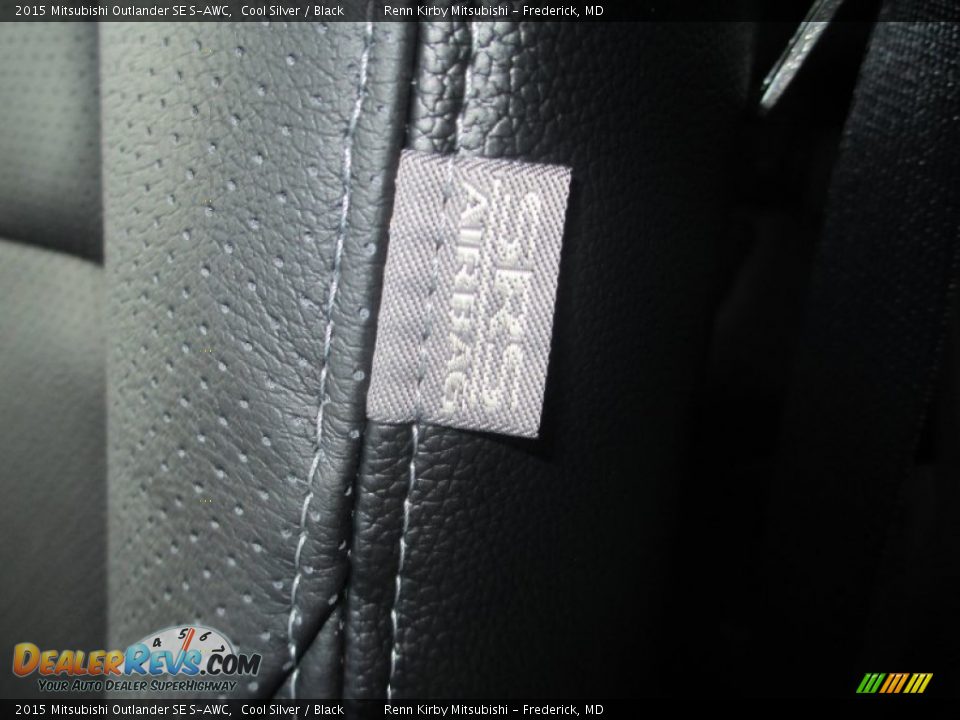 2015 Mitsubishi Outlander SE S-AWC Cool Silver / Black Photo #15