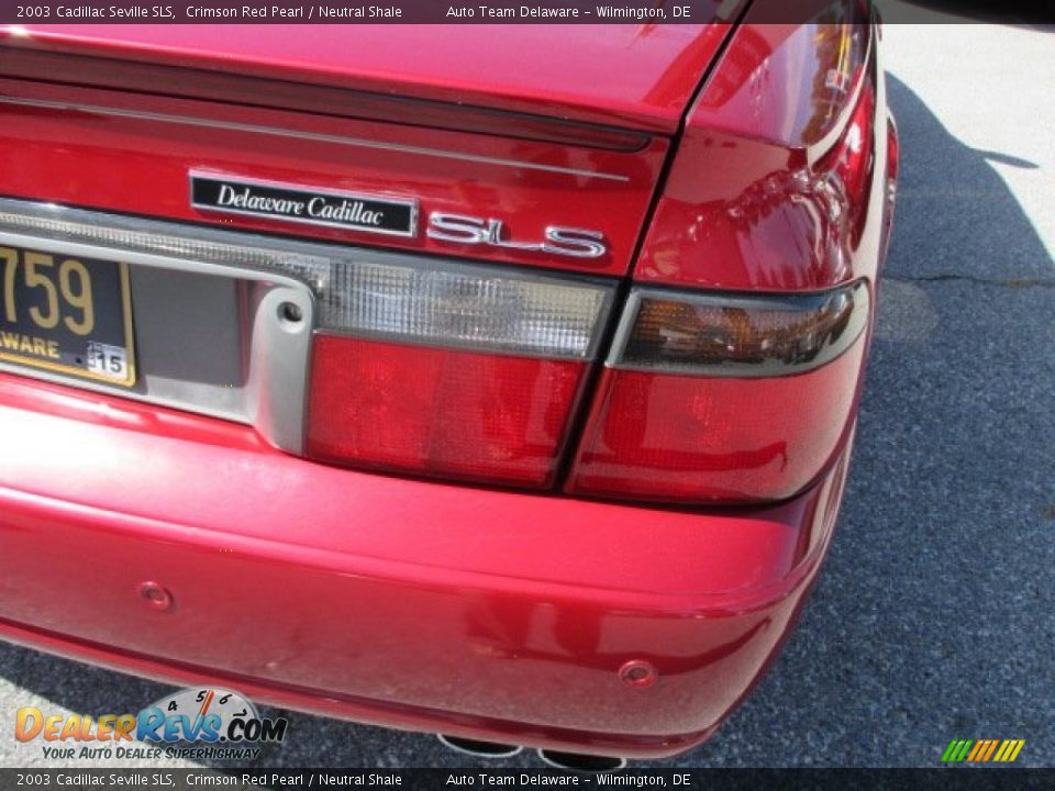 2003 Cadillac Seville SLS Crimson Red Pearl / Neutral Shale Photo #26