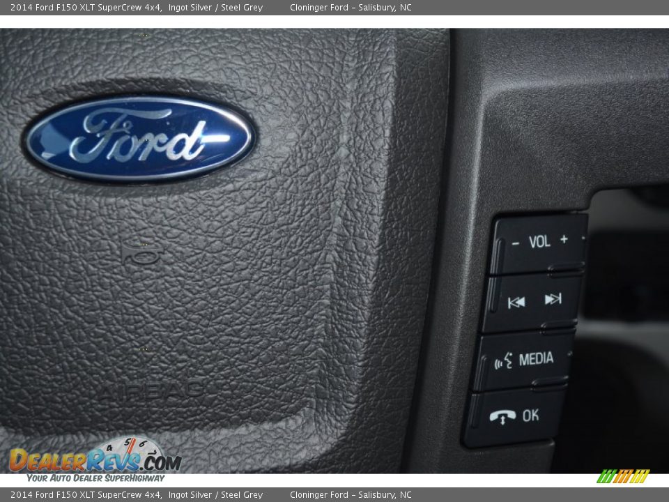 2014 Ford F150 XLT SuperCrew 4x4 Ingot Silver / Steel Grey Photo #18