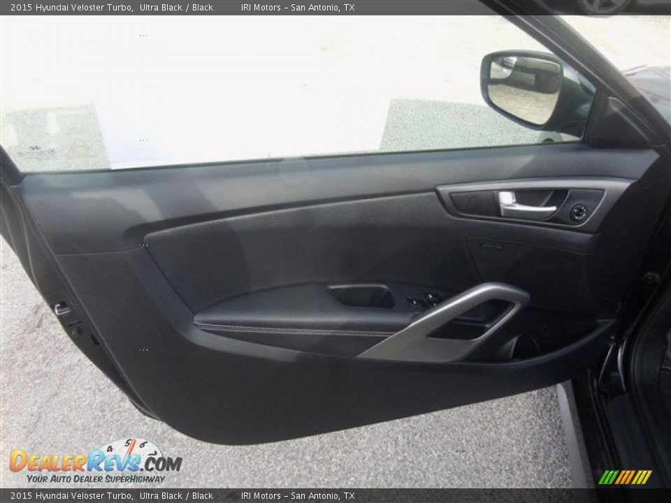 2015 Hyundai Veloster Turbo Ultra Black / Black Photo #5