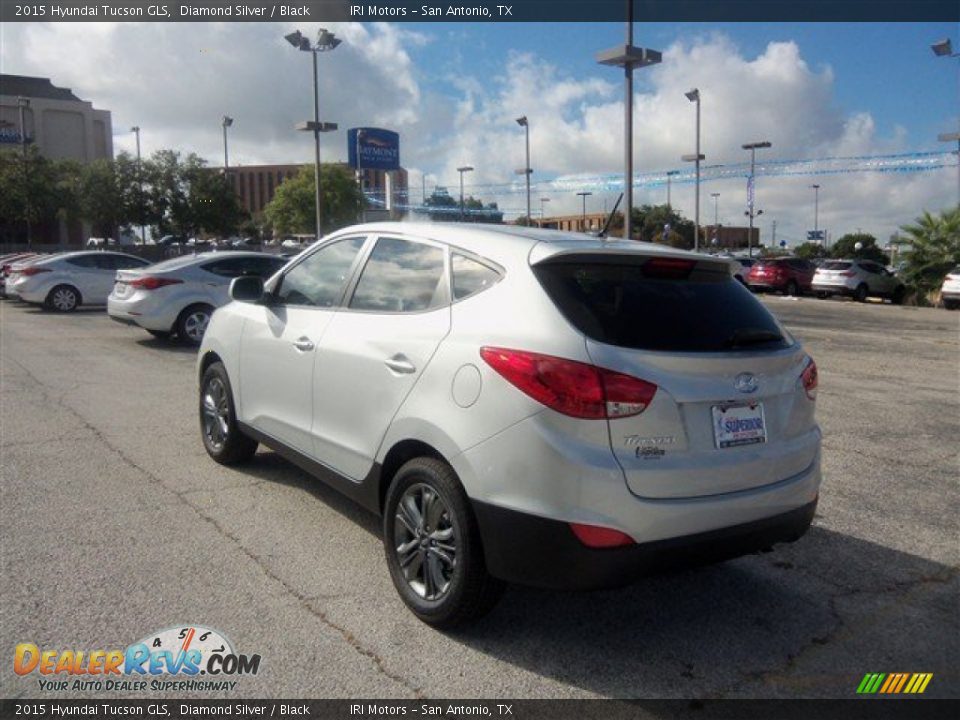 2015 Hyundai Tucson GLS Diamond Silver / Black Photo #4