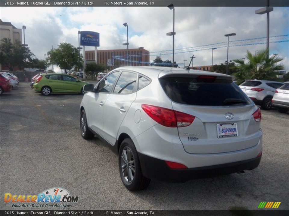 2015 Hyundai Tucson GLS Diamond Silver / Black Photo #4