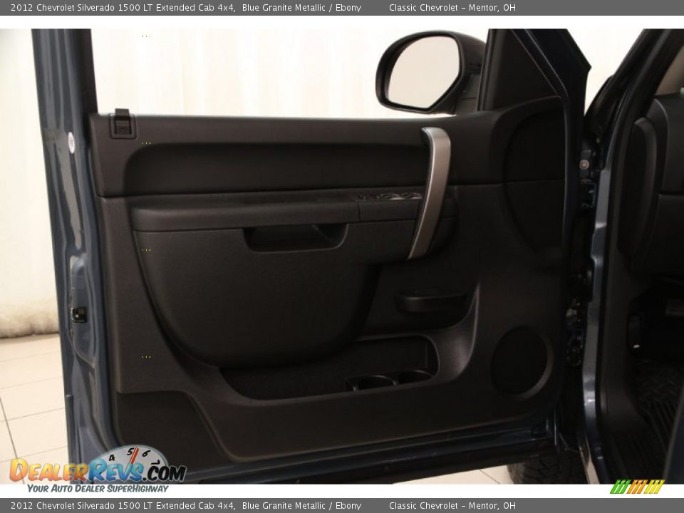 2012 Chevrolet Silverado 1500 LT Extended Cab 4x4 Blue Granite Metallic / Ebony Photo #4