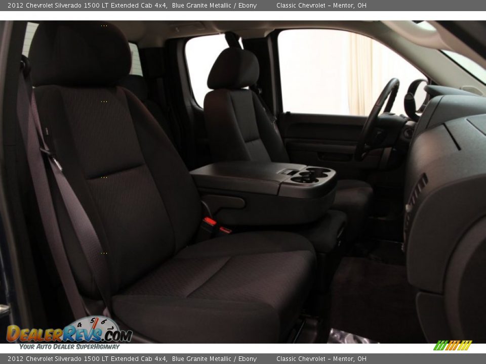 2012 Chevrolet Silverado 1500 LT Extended Cab 4x4 Blue Granite Metallic / Ebony Photo #9