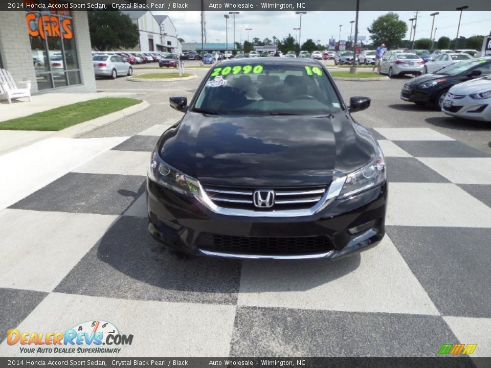 2014 Honda Accord Sport Sedan Crystal Black Pearl / Black Photo #2