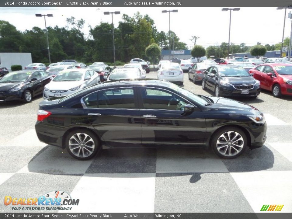 2014 Honda Accord Sport Sedan Crystal Black Pearl / Black Photo #3