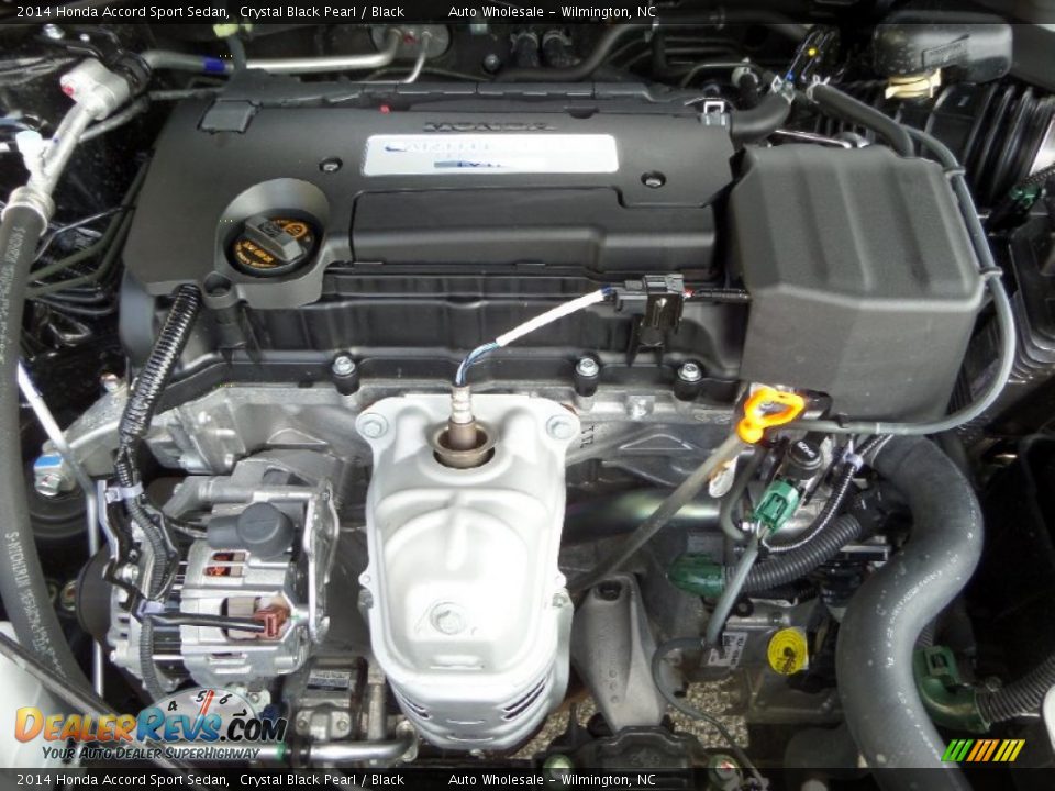 2014 Honda Accord Sport Sedan Crystal Black Pearl / Black Photo #6