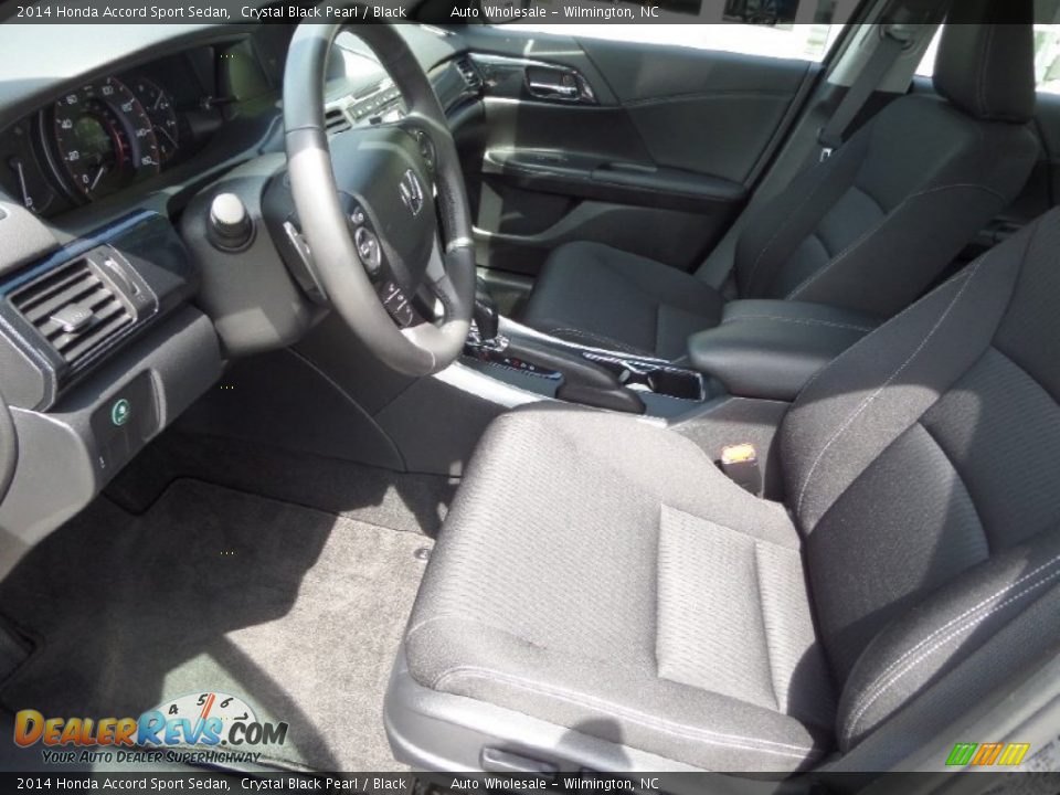 2014 Honda Accord Sport Sedan Crystal Black Pearl / Black Photo #10