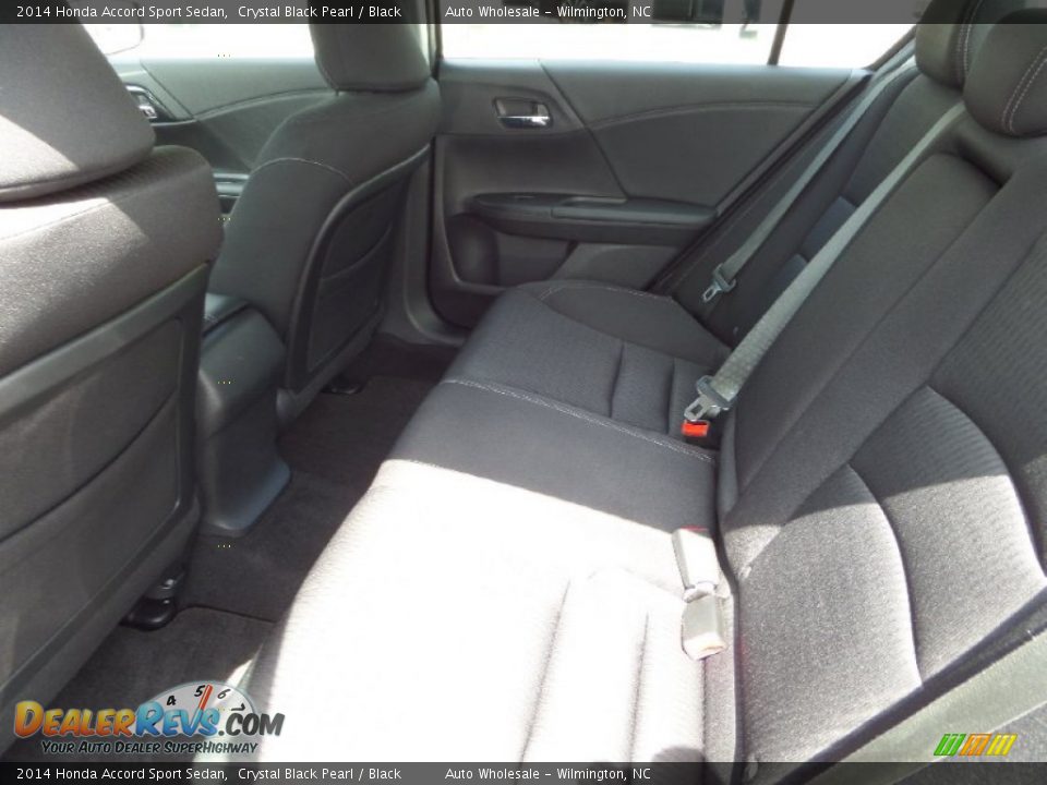 2014 Honda Accord Sport Sedan Crystal Black Pearl / Black Photo #12
