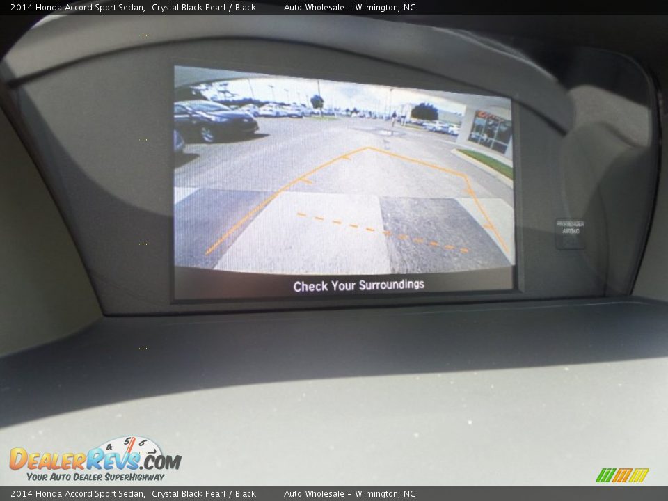 2014 Honda Accord Sport Sedan Crystal Black Pearl / Black Photo #17
