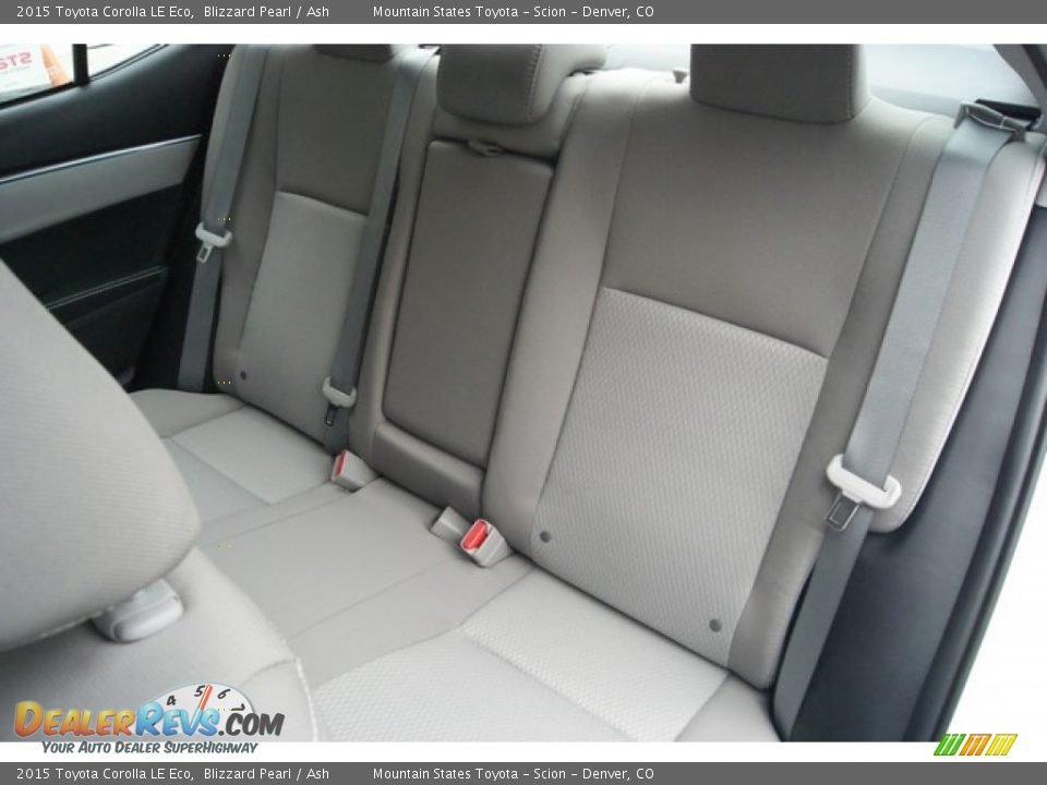 Rear Seat of 2015 Toyota Corolla LE Eco Photo #7