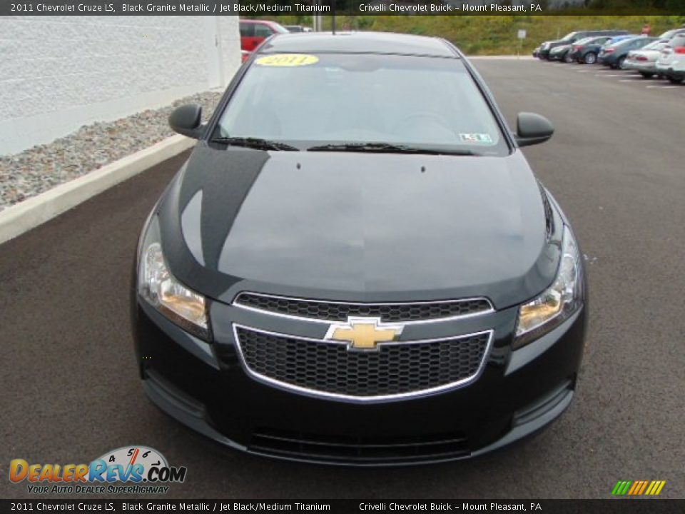 2011 Chevrolet Cruze LS Black Granite Metallic / Jet Black/Medium Titanium Photo #4