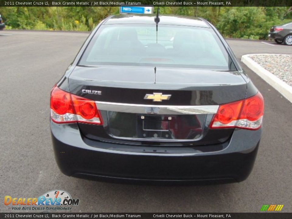 2011 Chevrolet Cruze LS Black Granite Metallic / Jet Black/Medium Titanium Photo #7