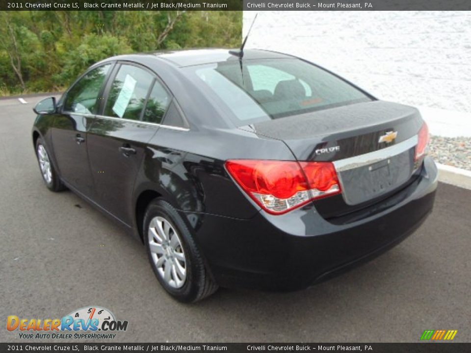 2011 Chevrolet Cruze LS Black Granite Metallic / Jet Black/Medium Titanium Photo #8