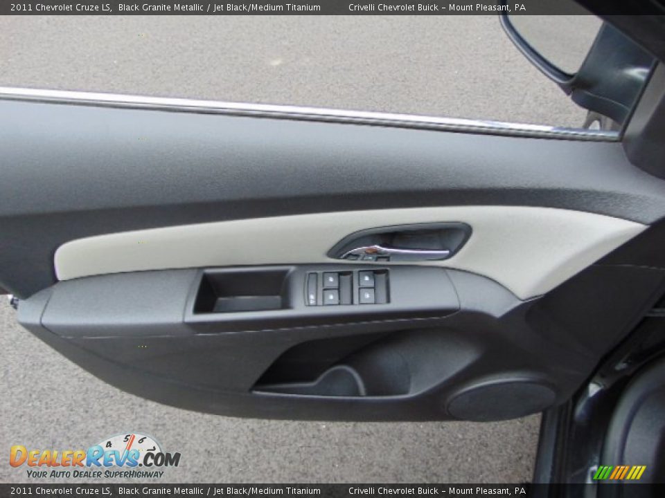 2011 Chevrolet Cruze LS Black Granite Metallic / Jet Black/Medium Titanium Photo #10