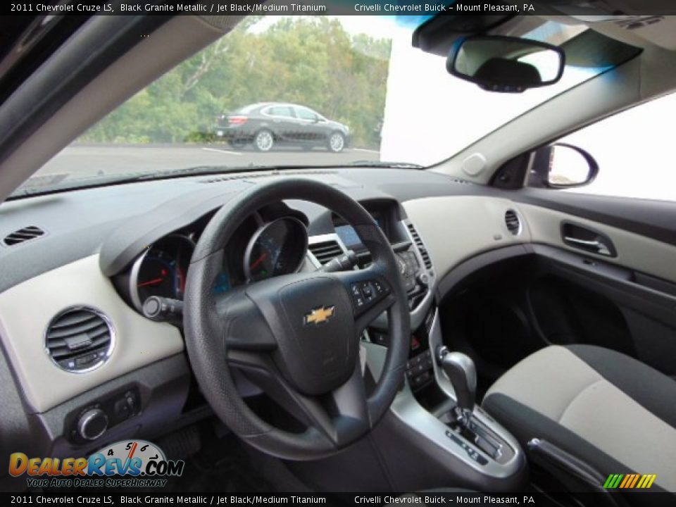 2011 Chevrolet Cruze LS Black Granite Metallic / Jet Black/Medium Titanium Photo #11
