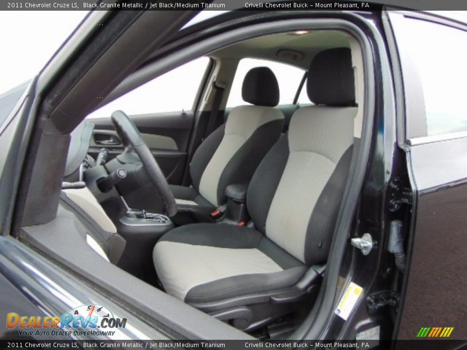 2011 Chevrolet Cruze LS Black Granite Metallic / Jet Black/Medium Titanium Photo #12